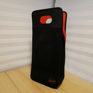 Rare Penfolds Branded Wine 2 Bottle Insulated Carrier Bag Zipper Cloth Black Red